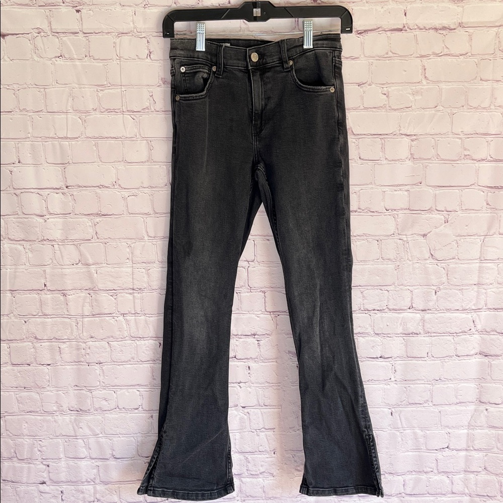 Zara Kids Black Flare Jeans Girls Size 13-14
